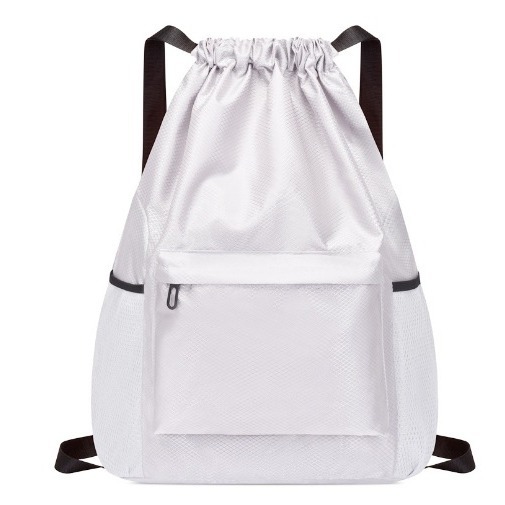 Borsa da palestra con coulisse riflettente resistente all'acqua